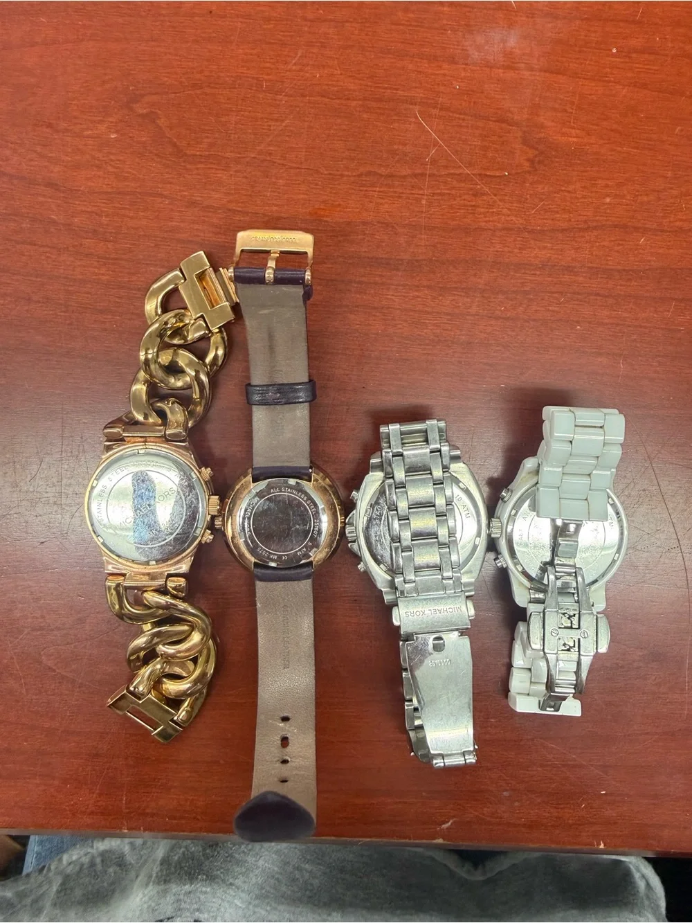 Michael Kors Women's 4 Piece Watch Set. Gold, Silver, White & Rose Gold